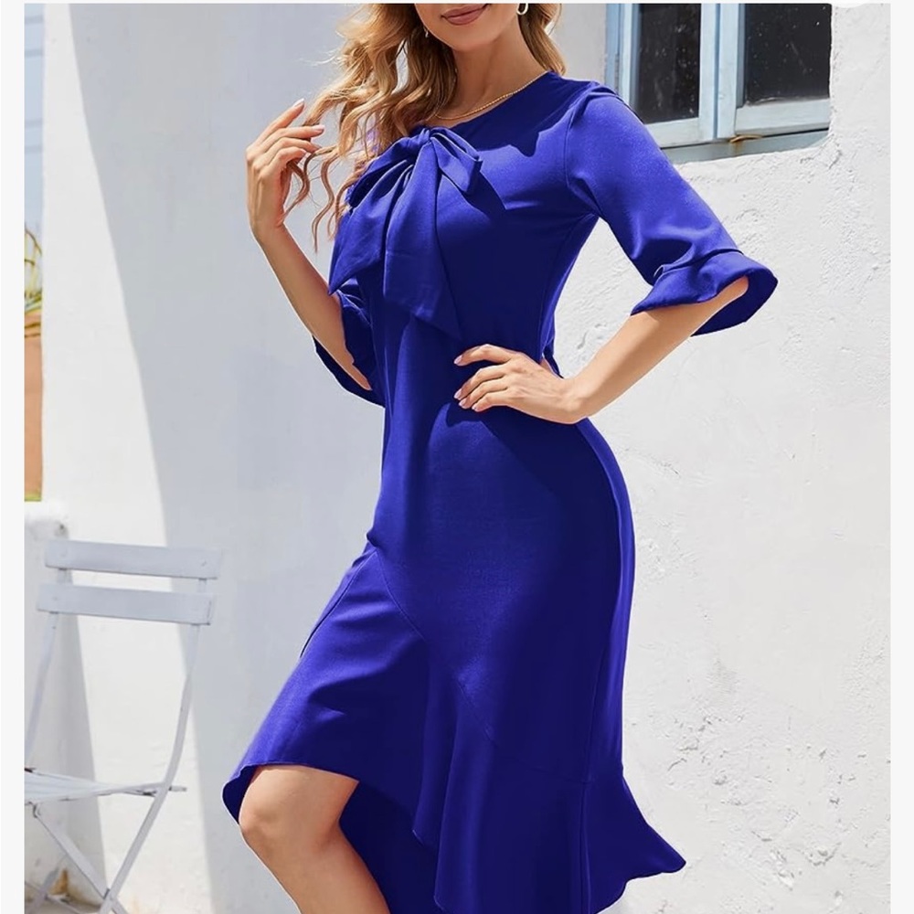 NWT Yacun Dress XL Blue